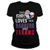 Image of This Girl Loves Her Rangers And Texans TShirt