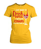 Image of Chiefs - I just want to drink wine and watch my Chiefs beat your team's ass T-shirt