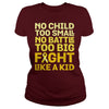 Image of FIGHT LIKE A KID CHILDHOOD CANCER AWARENESS RIBBON TSHIRT