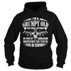 Image of Men's I'm A Grumpy Old Air Force Veteran My Level Of Sarcasm