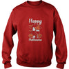 Image of Happy Hallowine Funny Halloween Drinking T Shirt