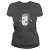 Image of cute penguin with Christmas cap and candy cane Bags & backpacks