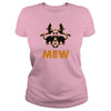 Image of Witch and cat halloween funny T Shirt