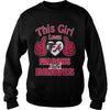 Image of Girl Loves Falcons And Braves TShirt