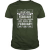 Image of LEGENDS ARE BORN ON FEBRUARY 06 T SHIRT FEBRUARY BIRTHDAY GIFTS