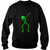Image of Glow Party Supplies - Halloween Dabbing Skeleton tshirt