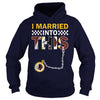 Image of Redskins I Married T-shirt, Redskins I Married Hoodies