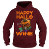 Image of Happy Hallo Wine TShirt Halloween Wine Lover halloween Tshirt