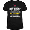 Image of happy birthday with the cardinals