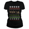 Image of Ugly Christmas Sweater Inspired T-Shirt