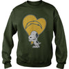 Image of I Love Chargers Team TShirt