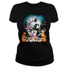 Image of SIBERIAN HUSKY T SHIRT HAPPY HALLOWEEN SHIRT