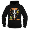 Image of Skeleton Tuxedo Spooky Funny Halloween T-Shirt