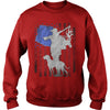 Image of arizona Deer Hunting US Flag shirt