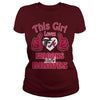 Image of Girl Loves Falcons And Braves TShirt