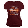 Image of AS A MAY GIRL I HAVE THREE SIDES TSHIRT BIRTHDAY GIFT SHIRT