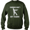 Image of Halloween - Zombies Don't Eat Vegans Funny Halloween