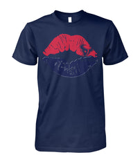 Houston Texans - Two coloured lipstick T-shirt