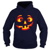 Image of Funny creepy silly PUMPKIN LANTERN FACE Halloween t-shirt