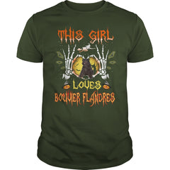 This Girl Loves Bouvier Flandres Halloween