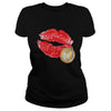 Image of WICKED love heart with tribal curls a little bit nightmare before christmas   Womens TShirts