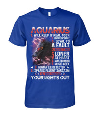 Aquarius Zodiac Signs Limited Edition T-shirts