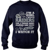 Image of yes  im a girl i watch raiders