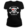 Image of Captain Mom Pirate Theme T-Shirt Halloween