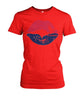 Image of Houston Texans - Two coloured lipstick T-shirt