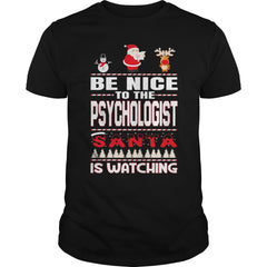 Be Nice To The Psychologist Santa Is Watching Christmas