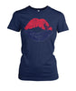 Image of Houston Texans - Two coloured lipstick T-shirt