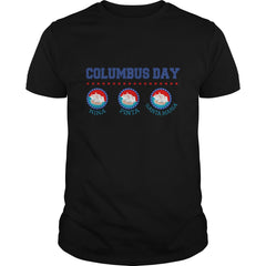 Columbus Day Three Sailboat T-Shirt