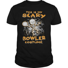 This is my scary bowler costume