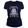 Image of Native Blood Was Born In April T-Shirt Aries Pride