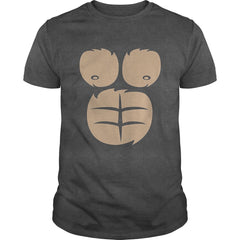 Gorilla Chest Suit Halloween Costume Shirt Funny Monkey