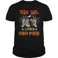 This Girl Loves Bernese Mountain Halloween