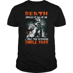 ONLY THE VETERANS SMILE BACK T SHIRT