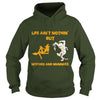 Image of Life Aint Nothin But Witches And Mummies Funny Halloween Shirt