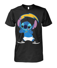 Los Angeles Chargers - Cute Stitch T-shirt