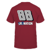 Image of Jr Nation - American Flag Shirt - Patriotic Nascar Shirt