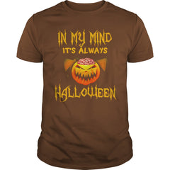 IN MY MIND IT'S ALWAYS HALLOWEEN T SHIRT
