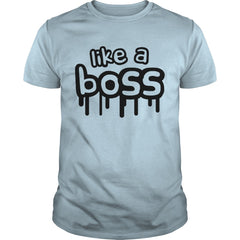 Like A Boss Funny Comic Style Graffiti TShirts