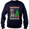 Image of BORDER TERRIER UGLY CHRISTMAS T-SHIRT