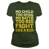 Image of FIGHT LIKE A KID CHILDHOOD CANCER AWARENESS RIBBON TSHIRT