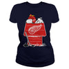 Image of CLe-Ice-hockey-Sleep-Snoopy-Detroit-Red-Wings