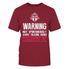 Warning may spontaneously start talking about Toronto FC