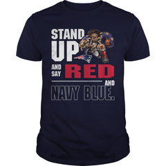 stand up and say  patriots