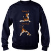 Image of Inhale Exhale Funny Dog Graphic Tee
