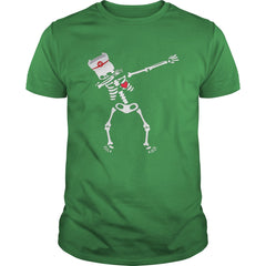 Dabbing skeleton Nurse Funny Halloween T-shirt