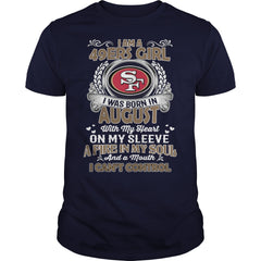 i am a 49ers girl  august